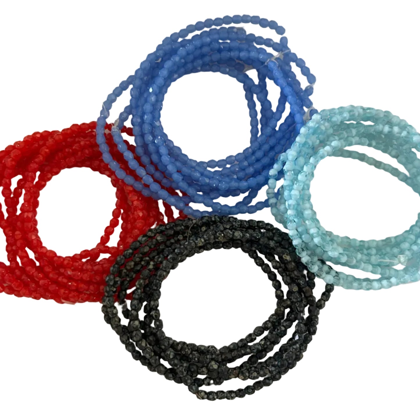 4mm faceted crystal round beads - New Earth Gifts and Beads