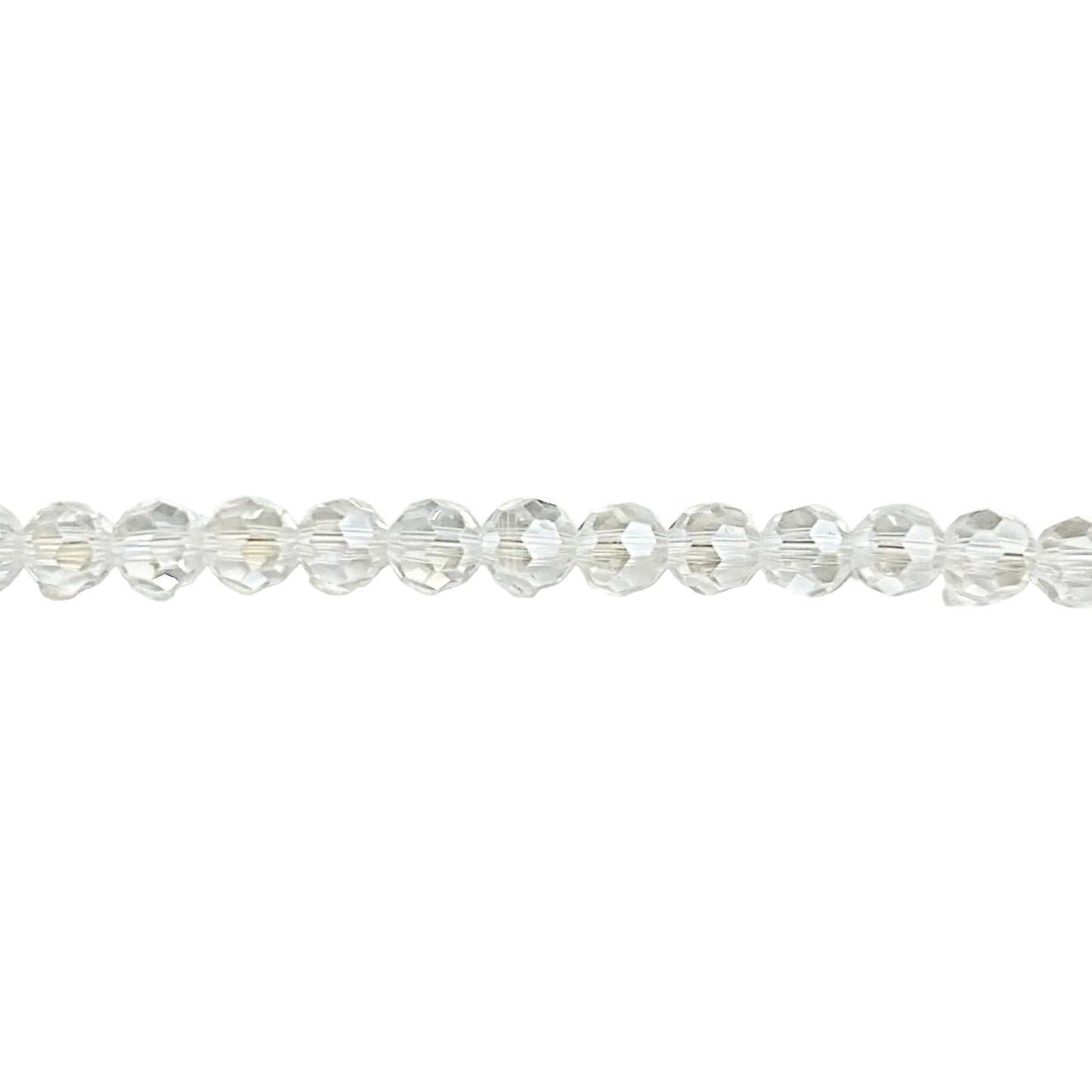Crystal Clear Faceted Round Beads - New Earth Gifts and Beads