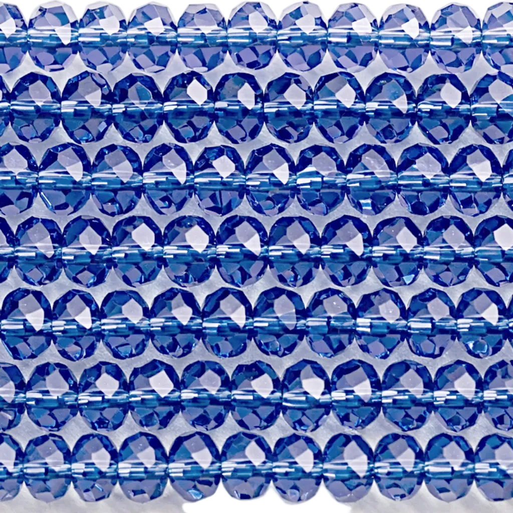 6mm crystal faceted rondelle beads - New Earth Gifts and Beads