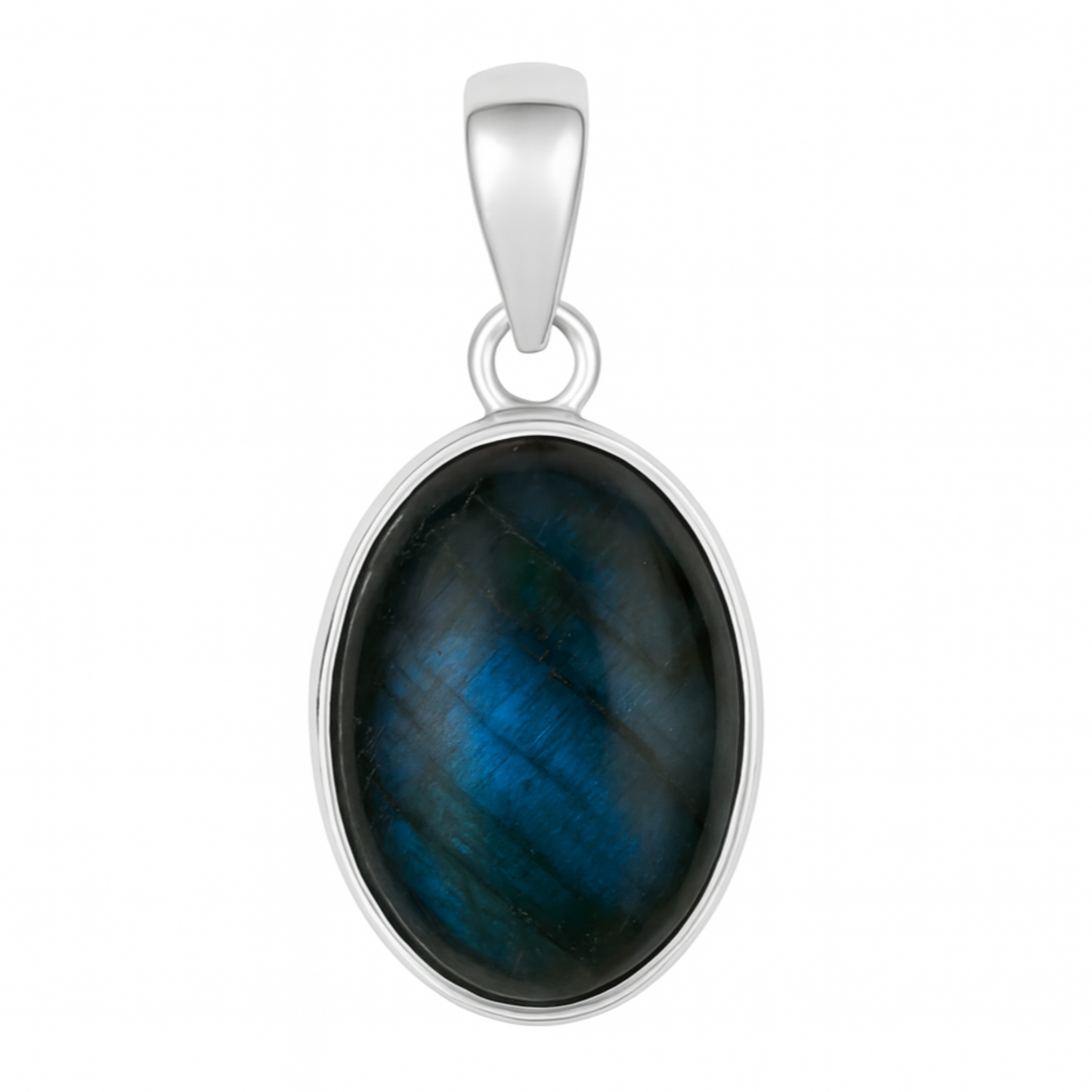 Deep Blue Labradorite Sterling Silver Pendants - New Earth Gifts and Beads