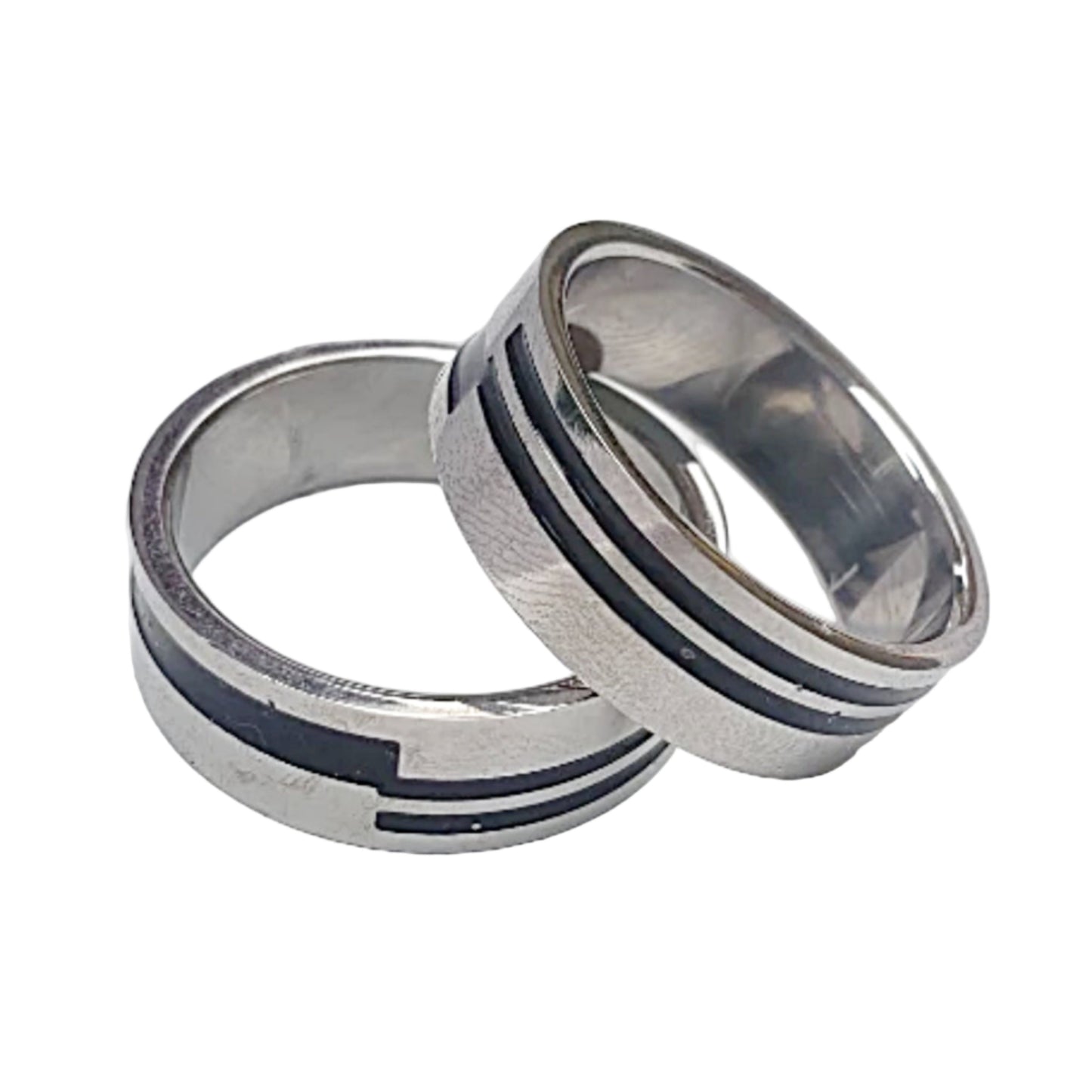 Stainless Steel Ring-Abstract Pattern