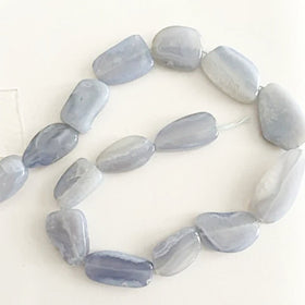 Agate Blue Lace Free Form Beads | New Earth Gifts