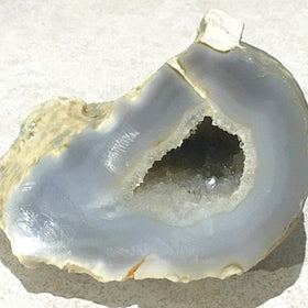 Agate Geode - Small Natural Geode with Crystals - New Earth Gifts