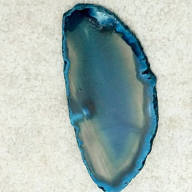 Teal Agate Slice 2 Inches - New Earth Gifts