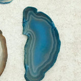 Teal Agate Slices 4 Inches - New Earth Gifts 