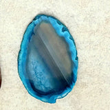 Polished Agate Blue Slices 3 Inches - New Earth Gifts 