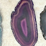 Polished Agate Purple Slices 3 Inches - New Earth Gifts 