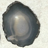 Polished Agate Gray Slices 3 Inches - New Earth Gifts 