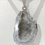 Agate Natural Geode Pendant - New Earth Gifts
