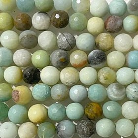 faceted amazonite beads - new earth gifts