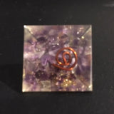 Orgonite Pyramid Minis with Copper Shavings and Coil on Bottom | New Earth Gifts