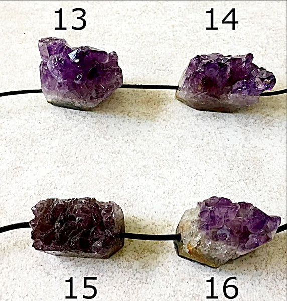 Amethyst Drusy Crystal Beads - New Earth Gifts