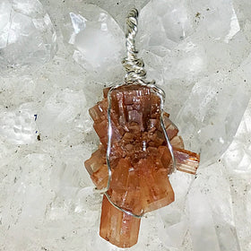 Aragonite Star Wrapped Pendant - New Earth Gifts