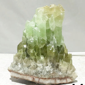 Green Calcite Specimen for Clearing Negativity. The soft beautiful color is comforting