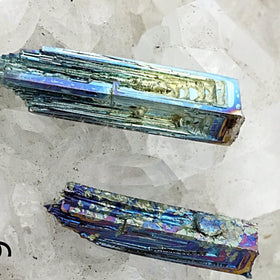 Two Bismuth Specimens for Crafts and Jewelry Making - New Earth Gifts