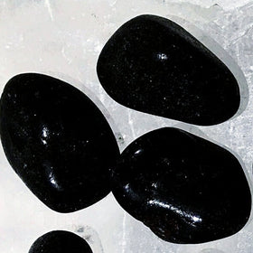 Black Onyx Tumbled Stone 1 pc - New Earth Gifts
