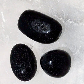 Black Tourmaline Tumbled Stone 1 pc - New Earth Gifts