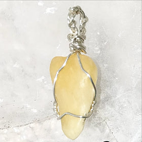 Tumbled Gemstone Pendant - Calcite For Sale New Earth Gifts