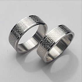 Stainles steel ring - new earth gifts