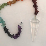 Chakra Pendulum with Quartz Point - New Earth Gifts