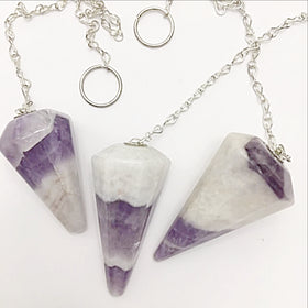 Amethyst Faceted Pendulum - New Earth Gifts