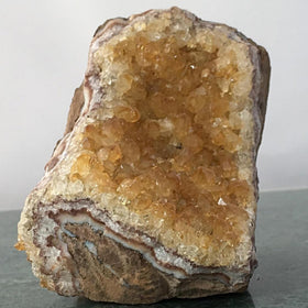 Citrine Druze Cut Base Great Prices - New Earth Gifts