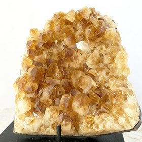 Citrine Druzy Cluster With Several Nugget-Shape Crystals For Sale New Earth Gifts