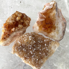 Citrine Druse 3 pc sets - New Earth Gifts