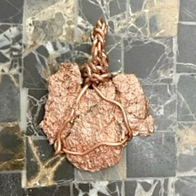 Copper Unisex Pendant - new earth gifts
