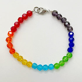 Beaded Bracelet of 7 Chakra Colors - New Earth Gifts