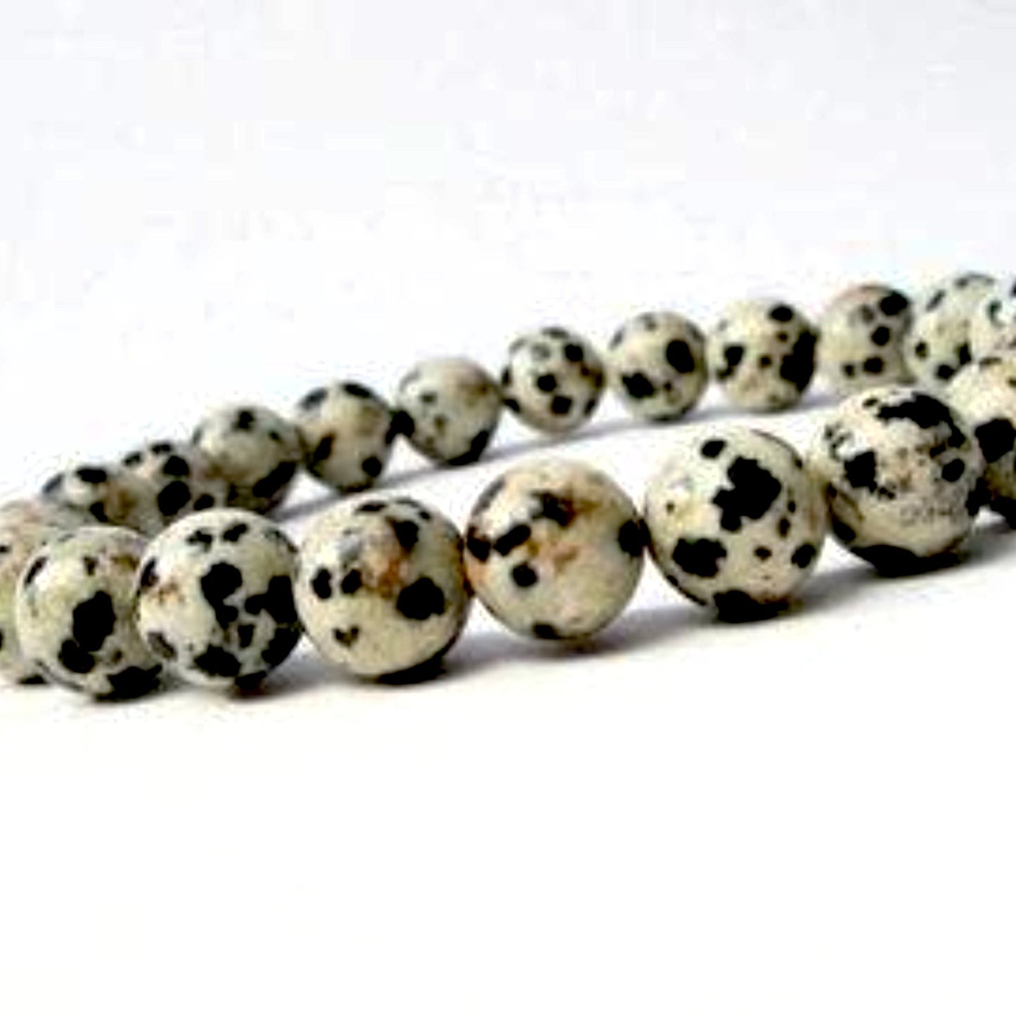 Dalmatian Jasper Power Bracelet for Nurturing and Inner Child Work-10mm - New Earth Gifts