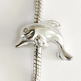 Dolphin Large Hole Nature Charms | New Earth Gifts