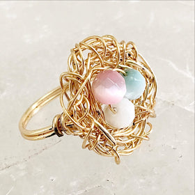 Birds Nest Ring | New Earth Gifts