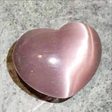 Light Purple Fiber Optic Hearts - Cats Eye Mini Hearts, 30mm - New Earth Gifts