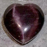 Dark Purple Fiber Optic Hearts - Cats Eye Mini Hearts, 30mm - New Earth Gifts