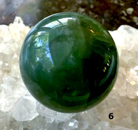 Fluorite 50mm Spheres 6 - New Earth Gifts 