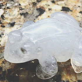 Gemstone Frog Crystal Quartz - New Earth Gifts and Beads