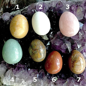 Gemstone Egg 50mm - New Earth Gifts and Beads