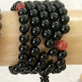 Gemstone Mala Beads of Black Onyx - New Earth Gifts