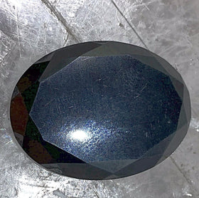 Hematite Cabochon with Faceted Edge - New Earth Gifts