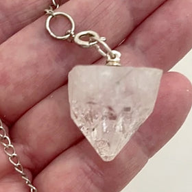 Faceted Apophyllite Pendulum - New Earth Gifts