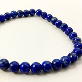 Lapis Power Bracelet for Wisdom and Guidance-6mm | New Earth Gifts