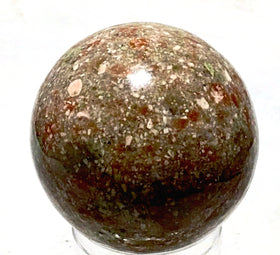 Unakite Jasper, Harmony Gemstone 50mm Spheres - New Earth Gifts