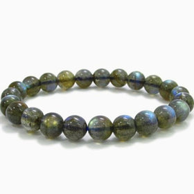 Labradorite Power Bracelet for Protection-6mm - New Earth Gifts