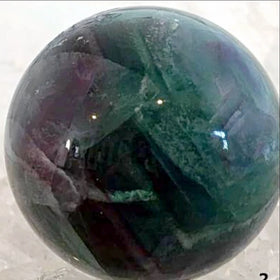 Large Fluorite Sphere - High Polished For Sale New Earth Gifts