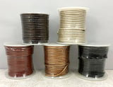 Leather Cord Round 2mm - Variety of Colors | New Earth Gifts