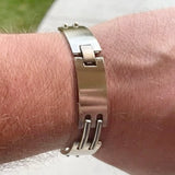 stainless steel link bracelet - new earth gifts