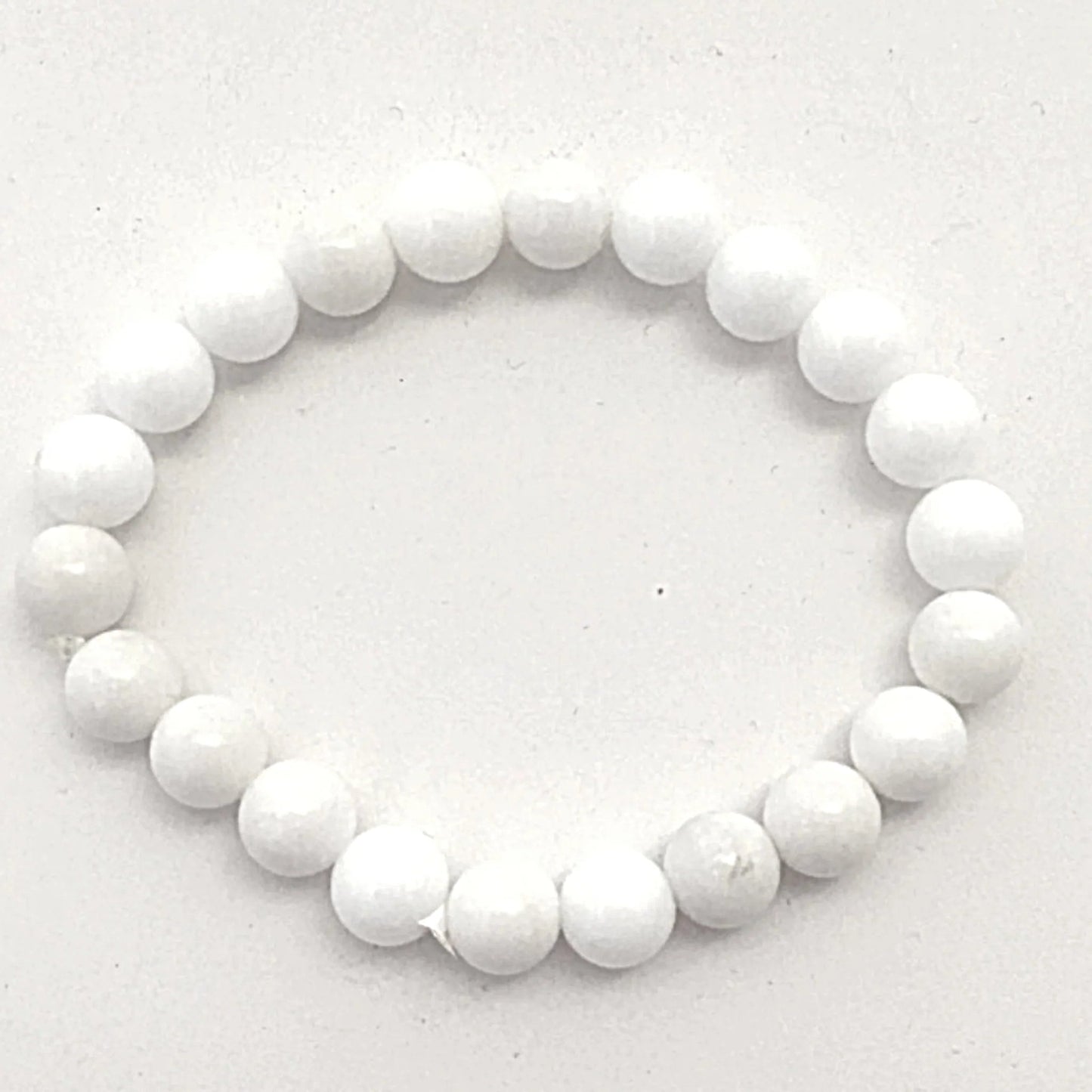 Mother of Pearl Power Bracelet for Love and Peace-8mm - New Earth Gifts