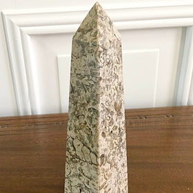 Fossil Onyx Obelisk | New Earth Gifts