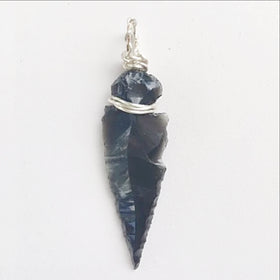 Obsidian Arrow Pendant | New Earth Gifts